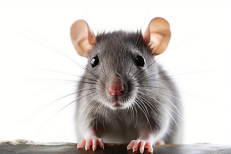 可爱小老鼠灰色的小老鼠背景