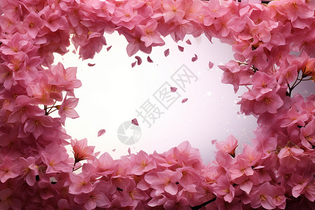 粉色的花朵背景图片