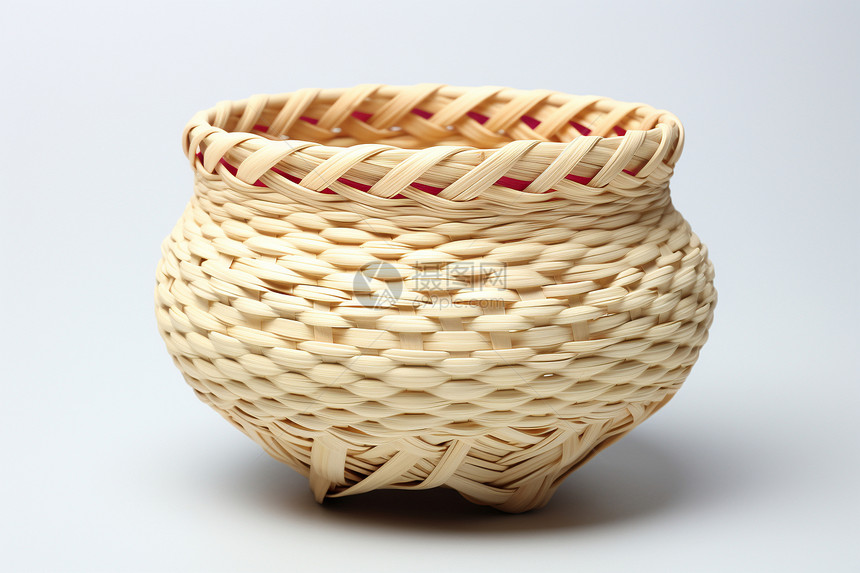 编织的竹篮图片