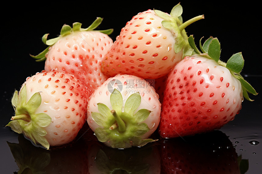 美味多汁的草莓图片