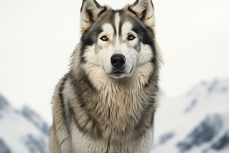 阿拉斯加雪橇犬高清图片