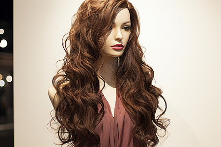 美发沙龙的发型模特背景图片