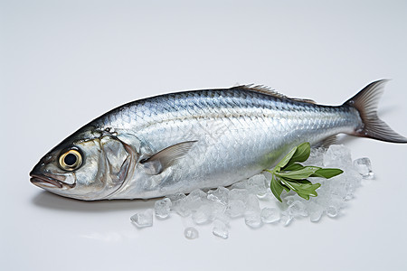 新鲜鱼肉背景图片