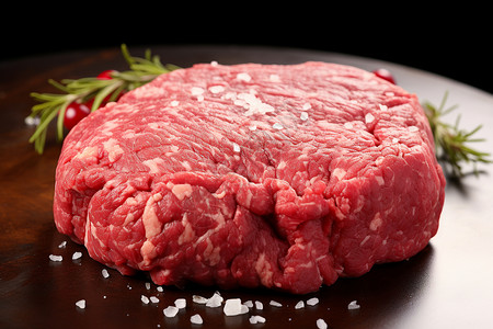 高品质生鲜肉排背景图片
