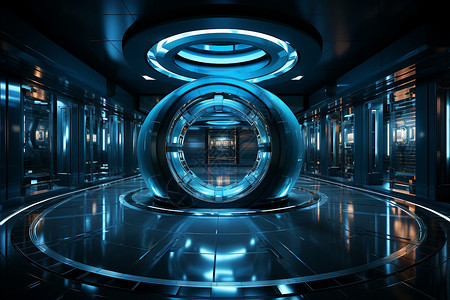 大圆门宇宙太空舱设计图片
