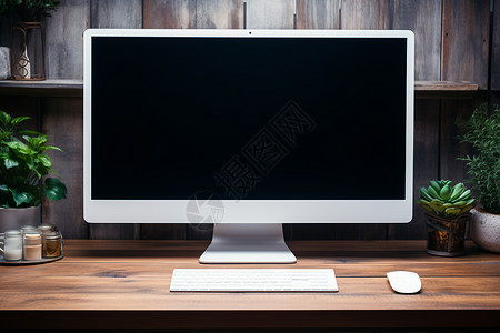 台式电脑显示器台式计算机屏幕背景
