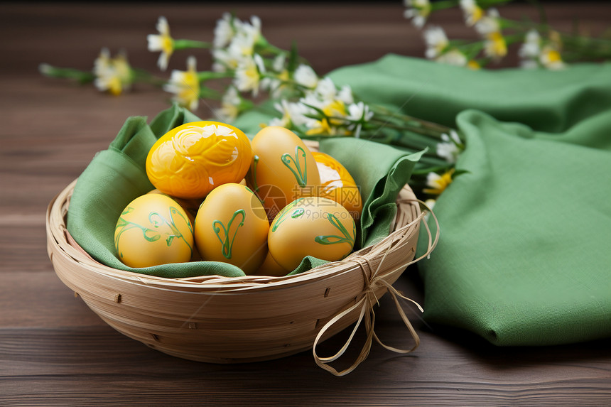 传统温馨的复活节彩蛋图片