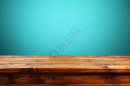 蓝色木桌背景背景图片