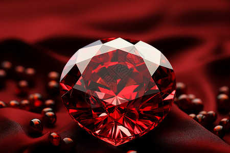 红色钻石背景图片