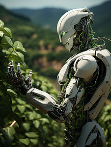 机械农工机器人农工高清图片