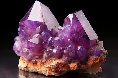 紫色的水晶宝石背景图片