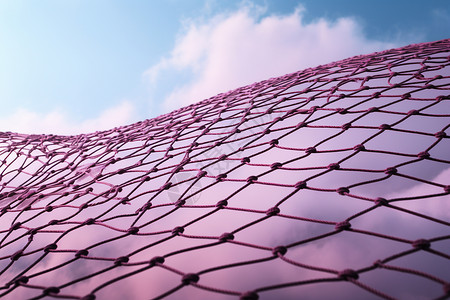 云彩素材网粉色网与云彩交相辉映背景