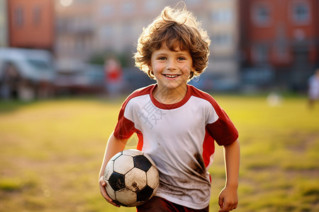 足球儿童背景图片