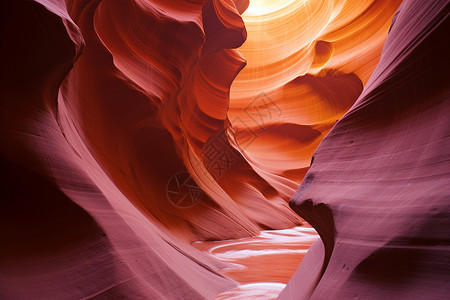 沙岩大峡谷中的美丽之光高清图片