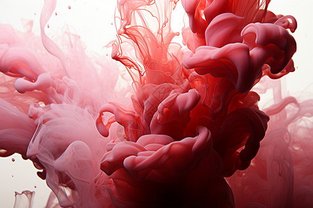 红色染料红色流动的艺术设计图片