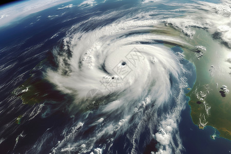 台风危险卫星图像设计图片
