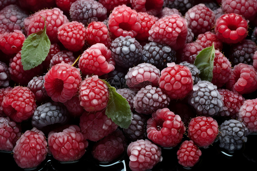 红莓鲜美诱人图片