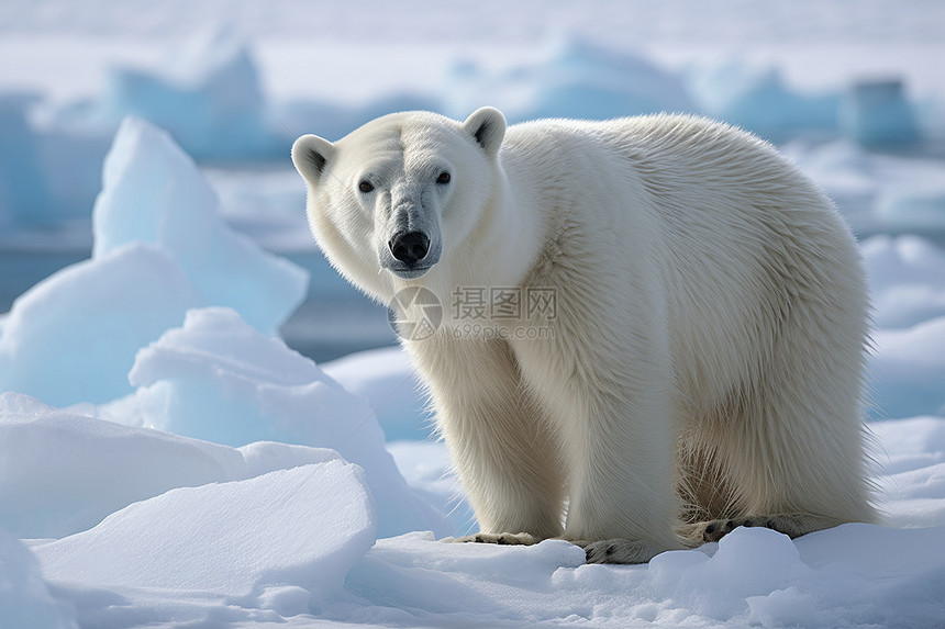 雄性北极熊图片