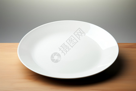 空白的陶瓷餐盘高清图片