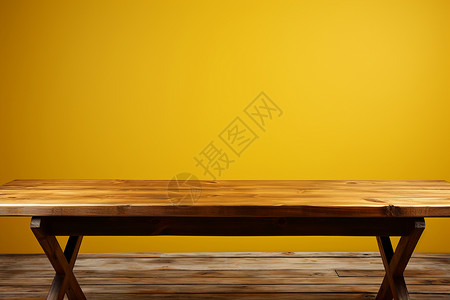 自然黄色木质桌面背景图片