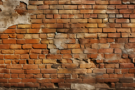 乡磨损的背景砖墙上的痕迹背景