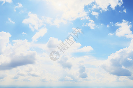蔚蓝的天空景观背景图片