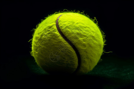 绿色网球背景图片