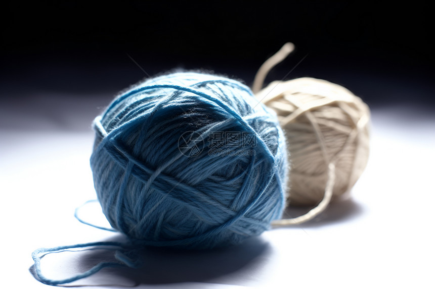 手工编织的毛线球图片