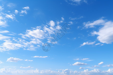 天气图片天空中的朵朵白云背景