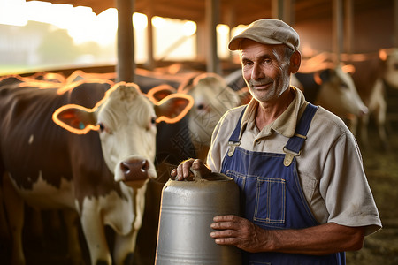 生产畜牧业牛奶生产车间背景