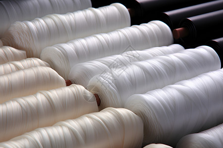 工业丝线纺织工厂高清图片