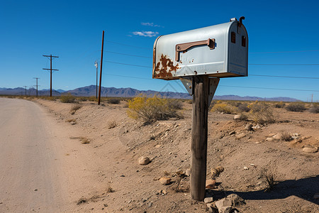 沙漠信箱背景图片