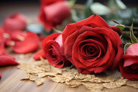 浪漫爱情的玫瑰花背景图片