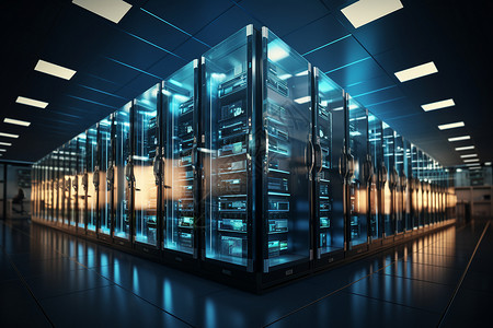 诺德中心大型服务器数据中心设计图片