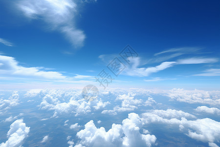 美丽的云海景观背景图片