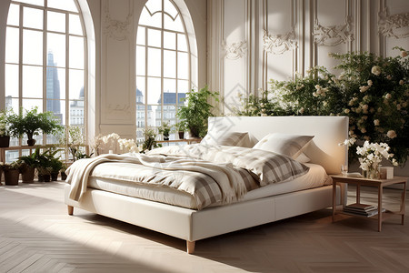 卧室温暖现代风格的温暖主卧室设计图片