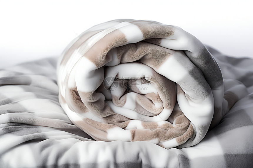 柔软舒适的毛毯图片