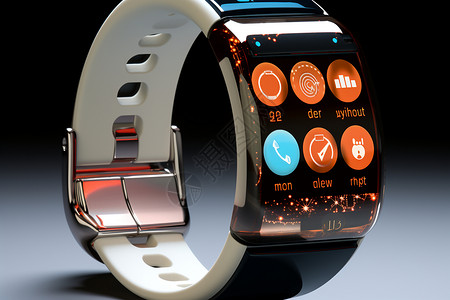 创新科技的智能手表背景图片