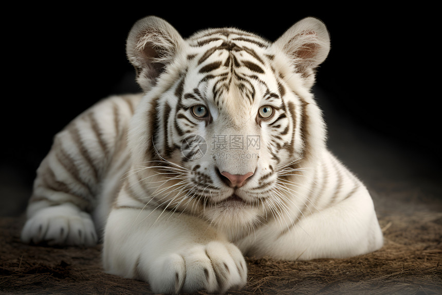 动物园的白虎图片