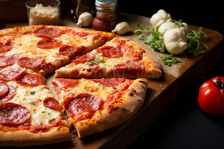 意式披萨背景图片