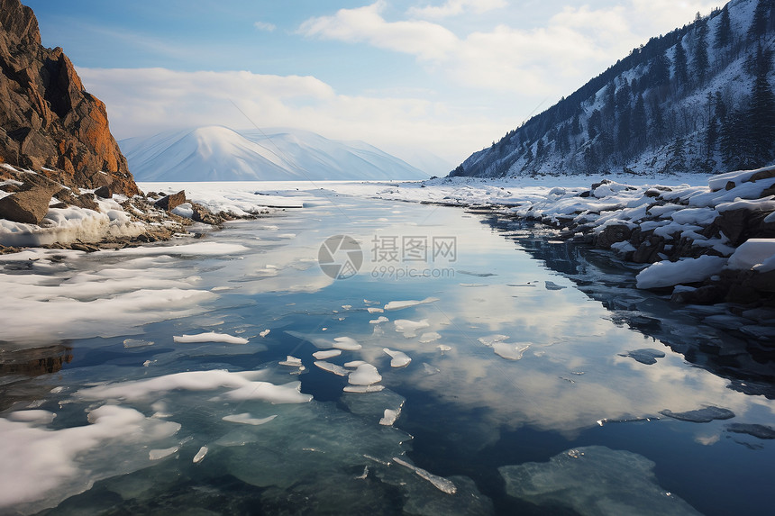 冰雪奇景图片