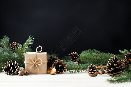 精美的圣诞节装饰背景背景图片