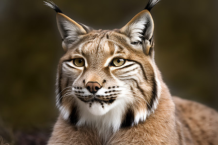 威武雄壮的猞猁高清图片