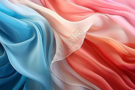 丝质缤纷飘逸的织物之美设计图片