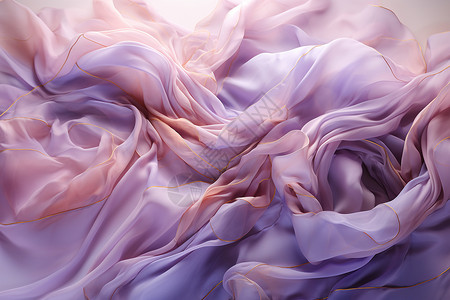 柔美流动丝绸之境背景图片
