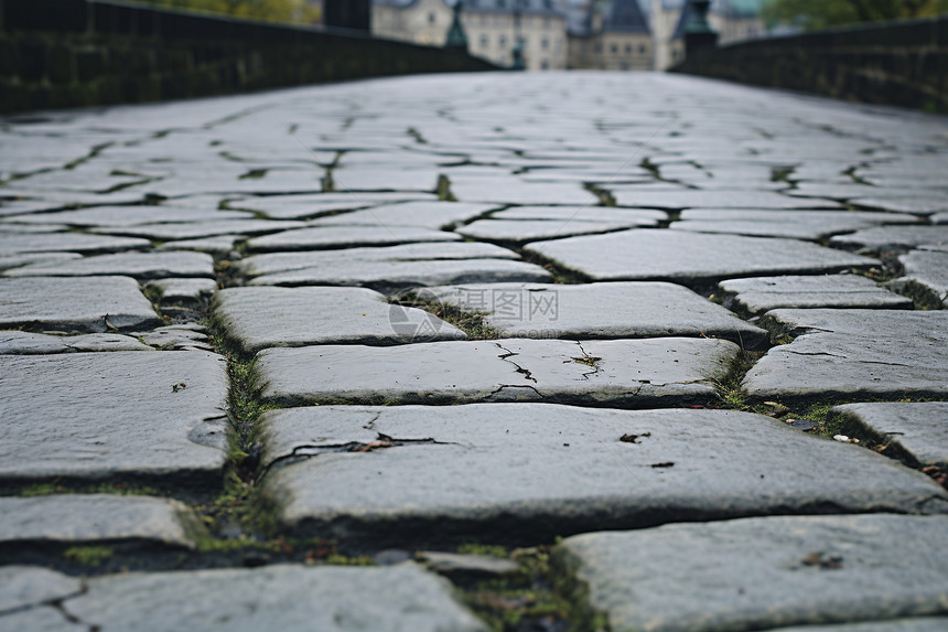 一个石头的街道图片