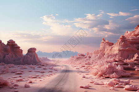 沙漠幻境背景图片