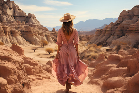 梦幻沙漠背景图片
