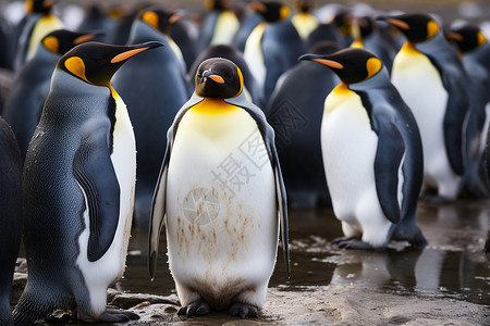 珍稀企鹅可爱的濒危的高清图片