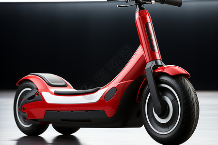 红色摩托车背景图片